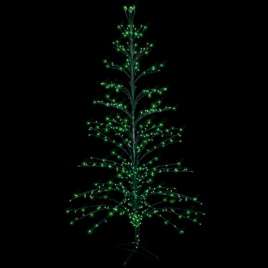 9Ft Pre-Lit Cascade Twig Artificial Christmas Tree, Green Lights By Northlight | 9 ft | Michaels®